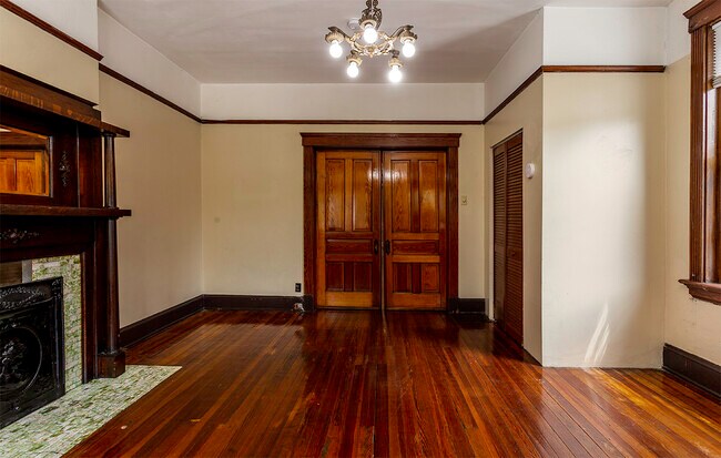 Looking from bedroom/pocket doors closed - 2310 Rohs St