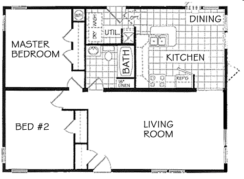 2BR/1BA - Rock Oak Estates