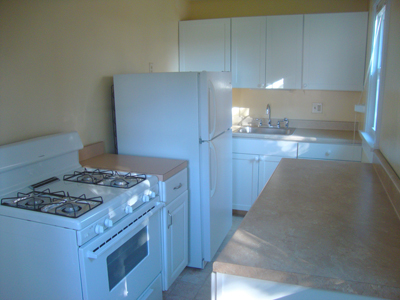 Kitchen from doorway. - 225 College Ave