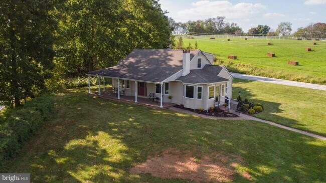 View of home from above - 1050 N Milford Rd