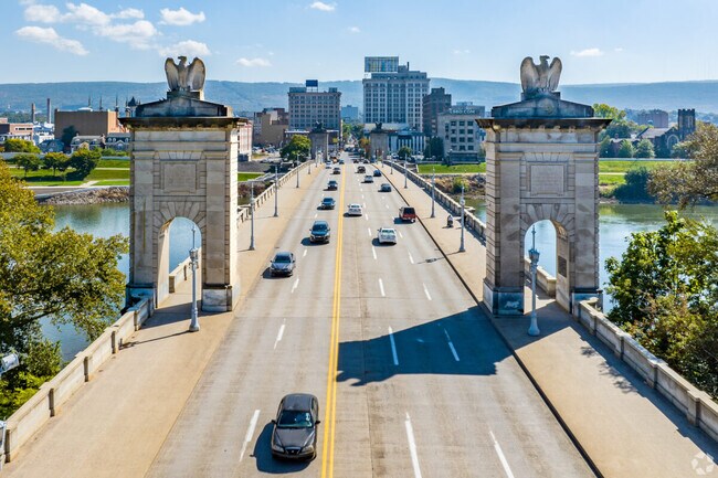 The Market Street Bridge in Wilkes-Barre is listed on the National Register of Historic Places.