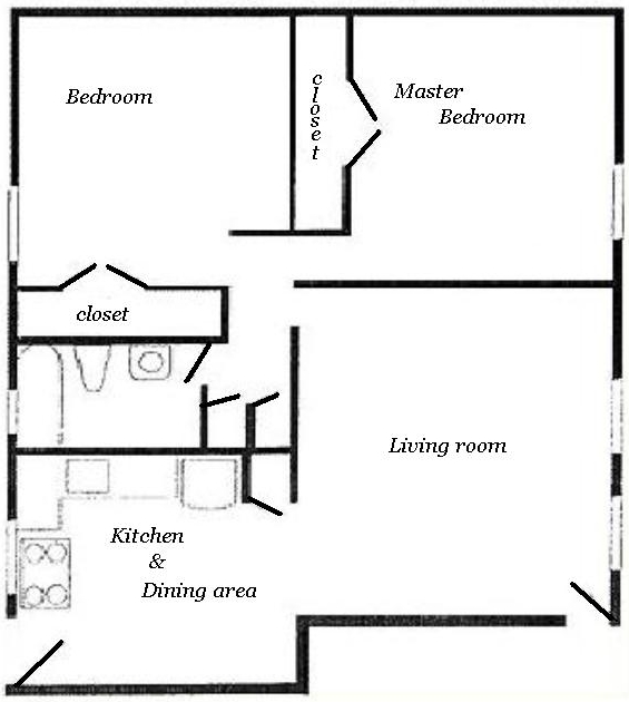 2HAB/1BA - Constitution Hill Apartments