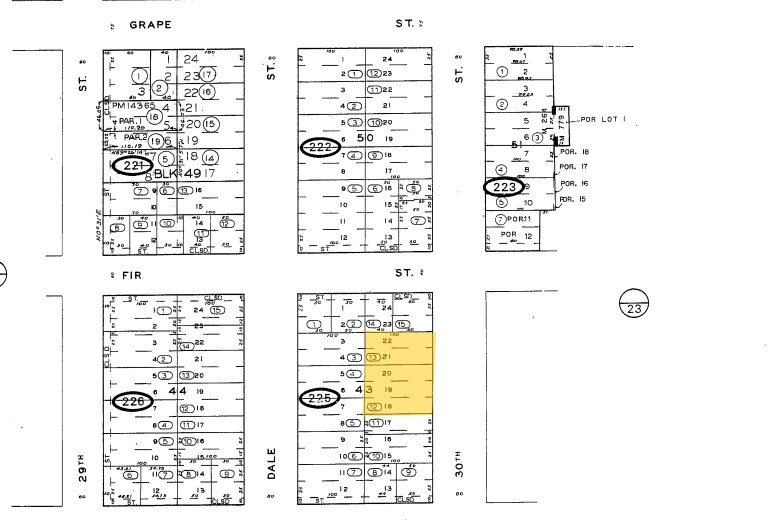 Plat Map - 1834-1840 30th St