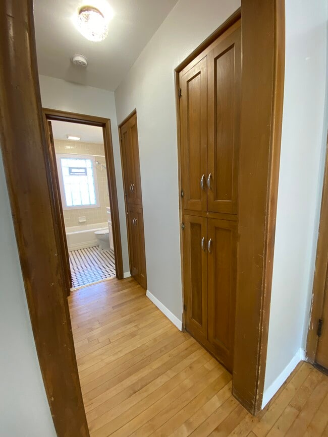 Hallway with storage - 812 W 35th St