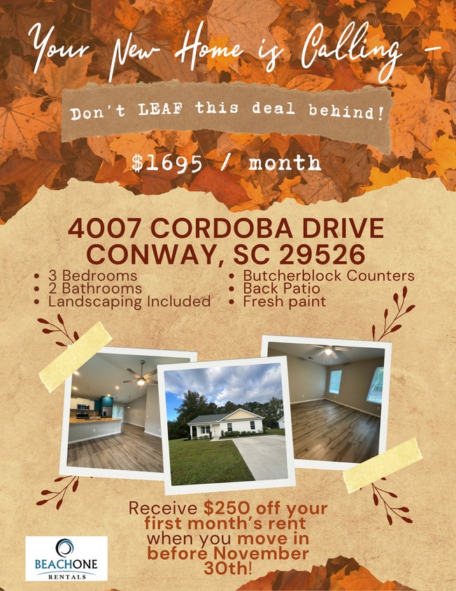 **MOVE IN SPECIAL** Conway - 3 Bedroom / 2... - Conway - 3 Bedroom / 2 Bathroom Home
