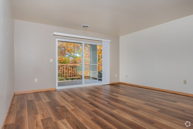 2BR, 2BA - 1,150SF - Living Room - Timber Bluff