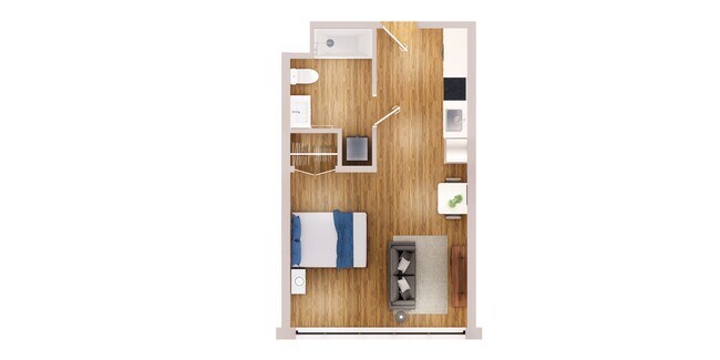 A1 - Estudio - Eleven East Pleasant