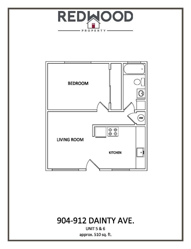 Plano de planta - 906 Dainty Avenue