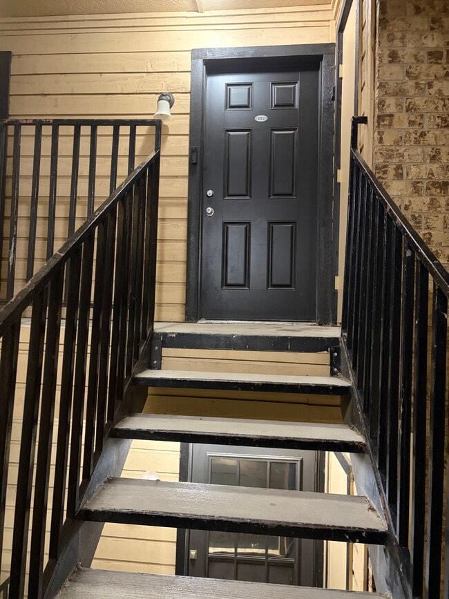 Stair entrance to the 3rd floor unit - 3022 Forest Ln