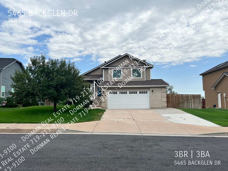 5465 Backglen Dr, Colorado Springs, CO 80906 House Rental in Colorado