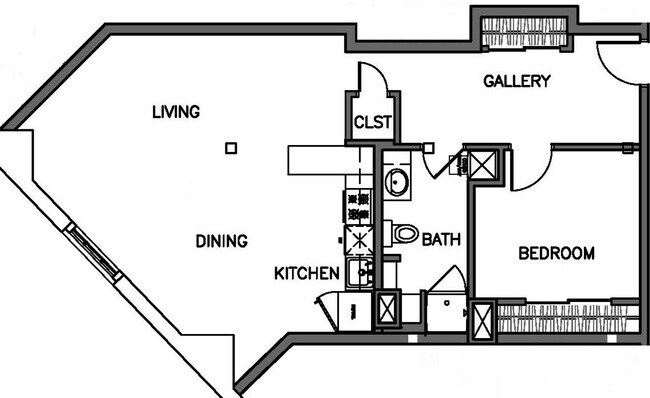 Foto del interior - The Standart Lofts