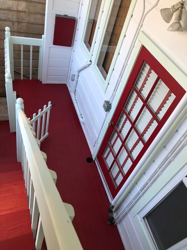 Back porch - 1161 Harrison St