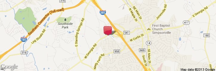 Google map - 707 W Georgia Rd