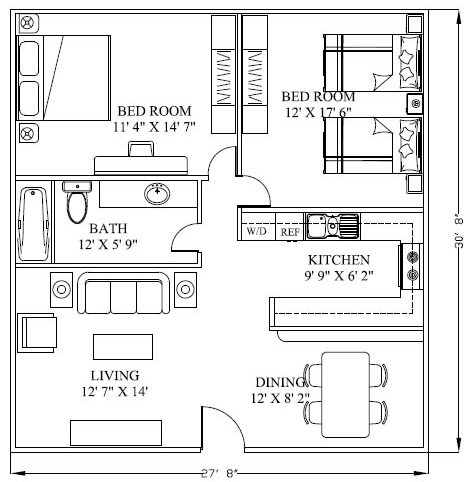 2BR/1BA - Excelsior Condominiums