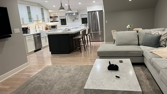 Living Rm w/view of kitchen - 15 Broadway Apartments