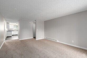 2BR, 1BA - 860SF - Living Room - West End Apartments