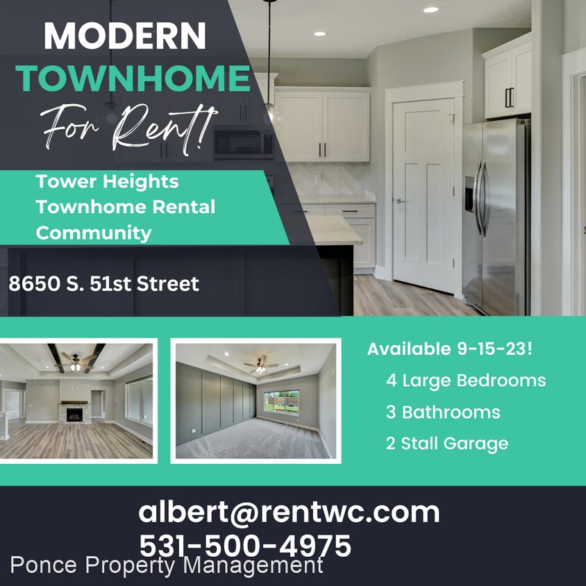 4 br, 3 bath House 8650 S. 51st Street House for Rent in Lincoln