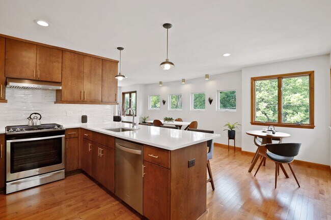 Kitchen with view into dining room - 2017 Thomas Ave S