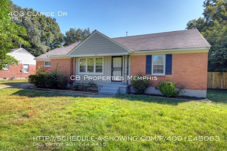 403 Clarice Dr, Memphis, TN 38109 House Rental in Memphis, TN