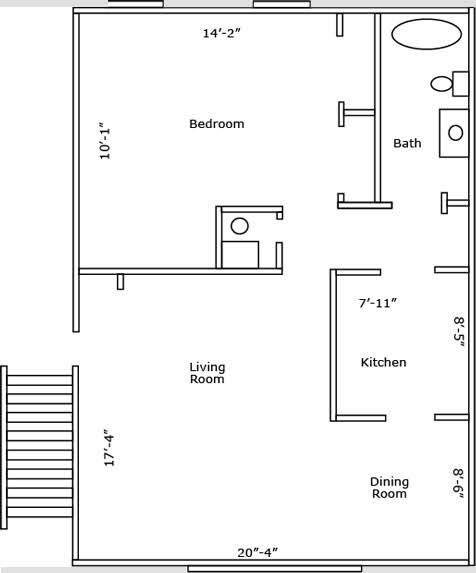 1 bd 1 bath - Christopher Square Apartments NEW MANAGEMENT!