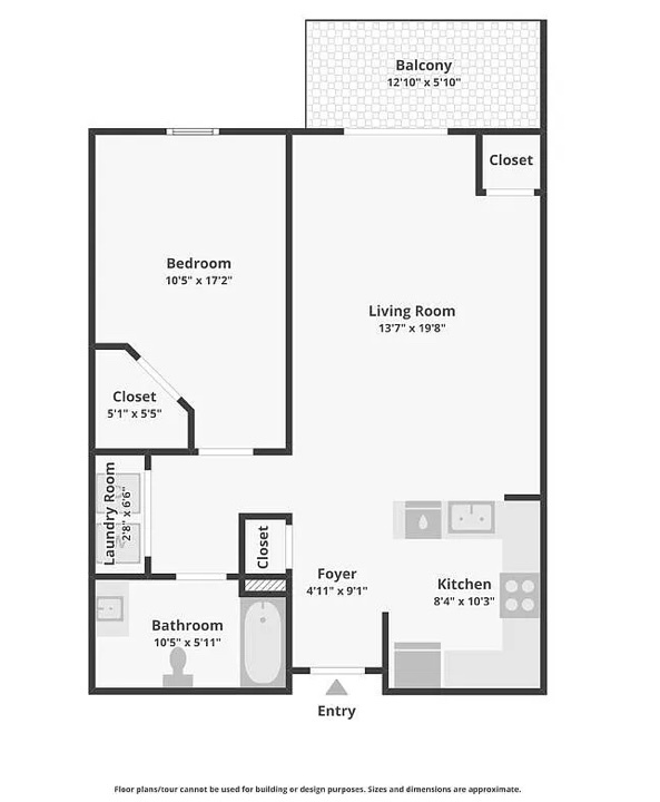 Actual unit is opposite layout.Use for dimensions only. - 102 Prairie Heights Dr