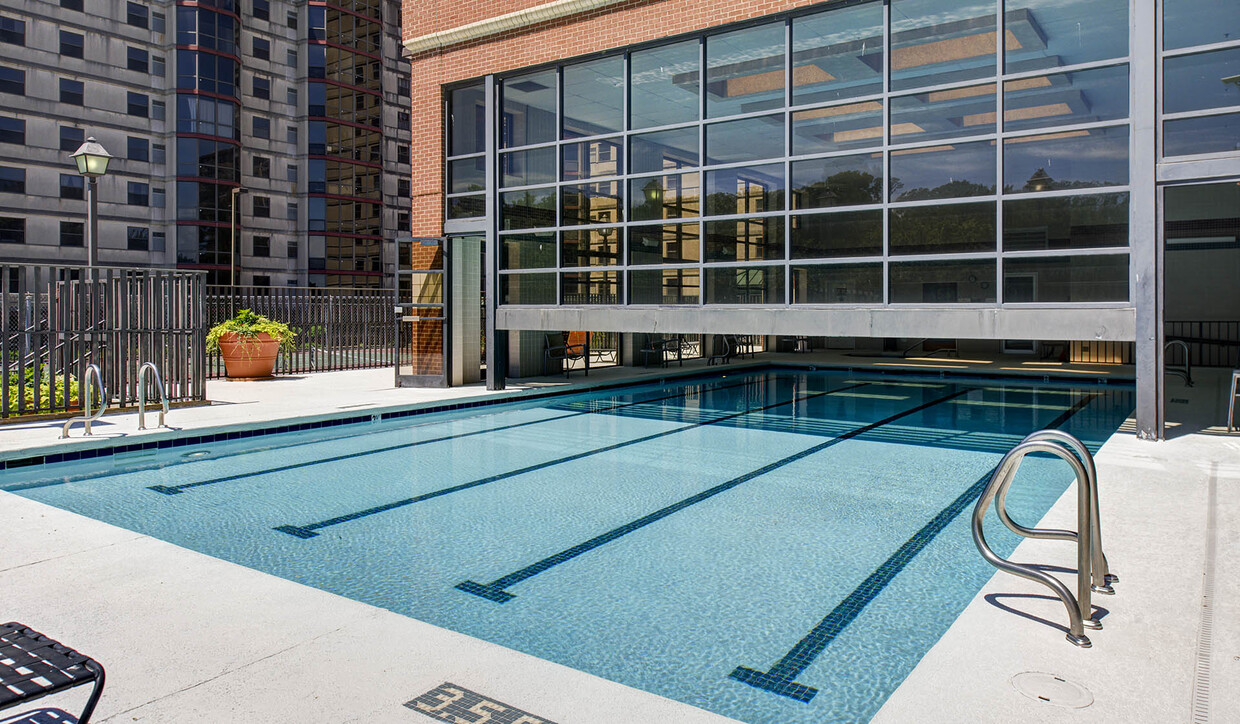 Your new pool is indoor/outdoor to enjoy year round - Huntington Gateway