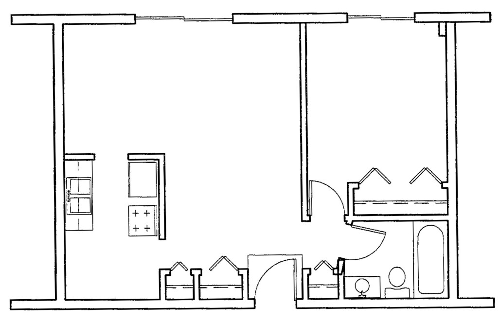 Lakeland Tower – 1 Bed/1 Bath