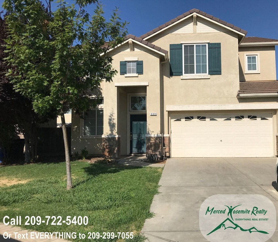 4 br, 2.5 bath House 489 Zinnia Ct House for Rent in Merced, CA
