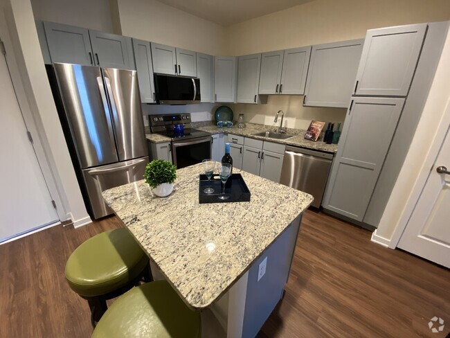 1 BR, 1BA Den -730 SF-Kitchen - Bella Vita Senior Living