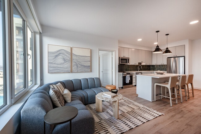 Model Unit Kitchen and Living - The Frank