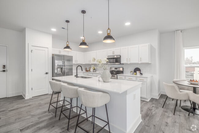 2BR, 2BA - 1,253SF - 2B - Kitchen - The Brixton