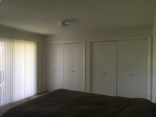 second floor master bedroom with two closets - 2477 E 2100 S