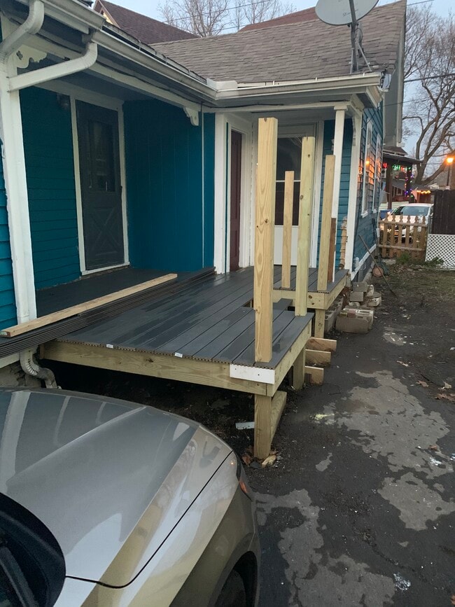 New Deck (during construction) - 18 Whitmore St