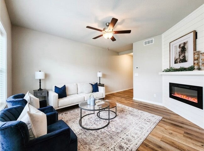 Electric fireplace - 4032 NE Timber Ln