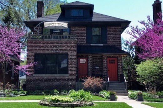 Front yard - 1422 Noyes St