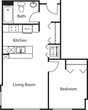 1 Bedroom J