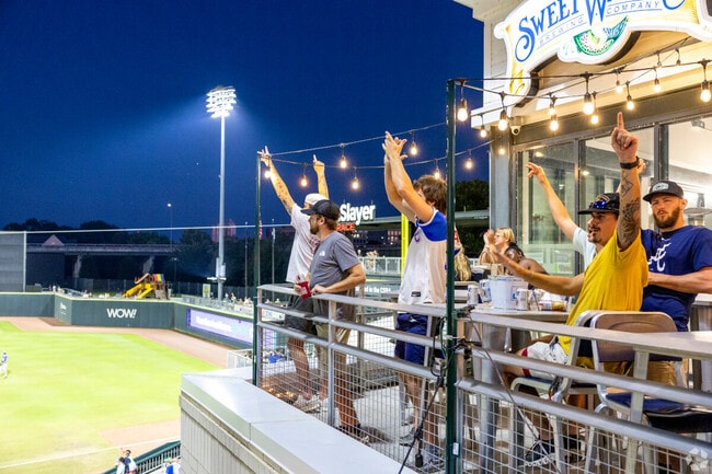 Residents enjoy a baseball game at the SRP Park in North Augusta.