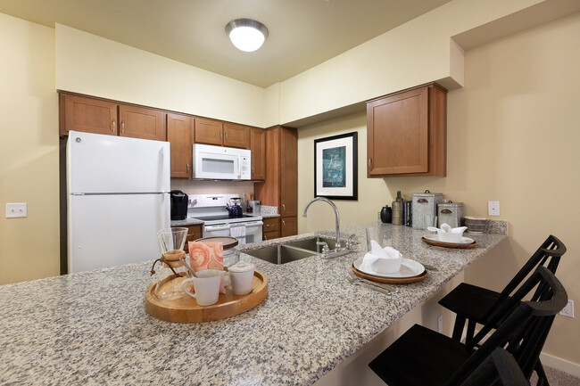 Model Kitchen - Affinity at Round Rock 55+