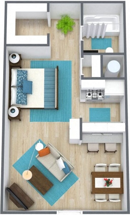 Plano de planta - Bennett Ridge Apartments