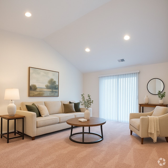 2nd floor unit living space - Pinewoods Circle