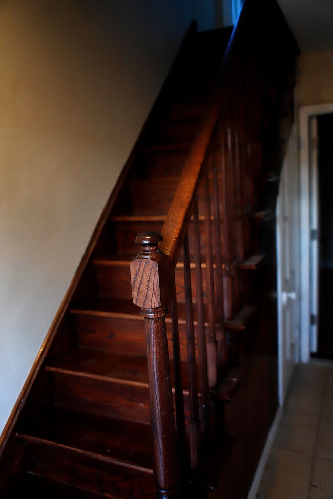 Up the beautiful stairs to the 2nd floor - 500 south jefferson st