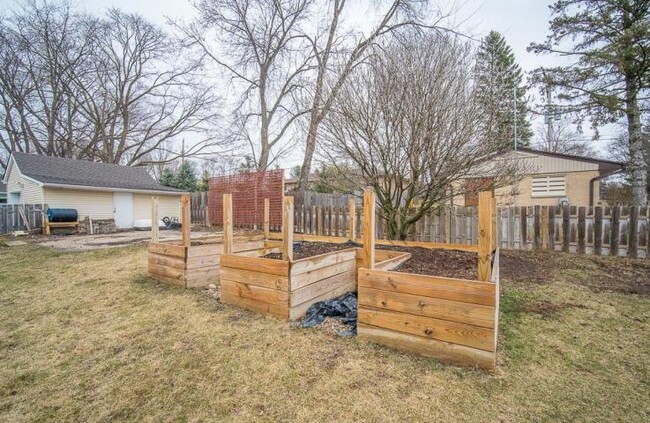 Back Yard Raised Garden Beds - 508 Merton Ave