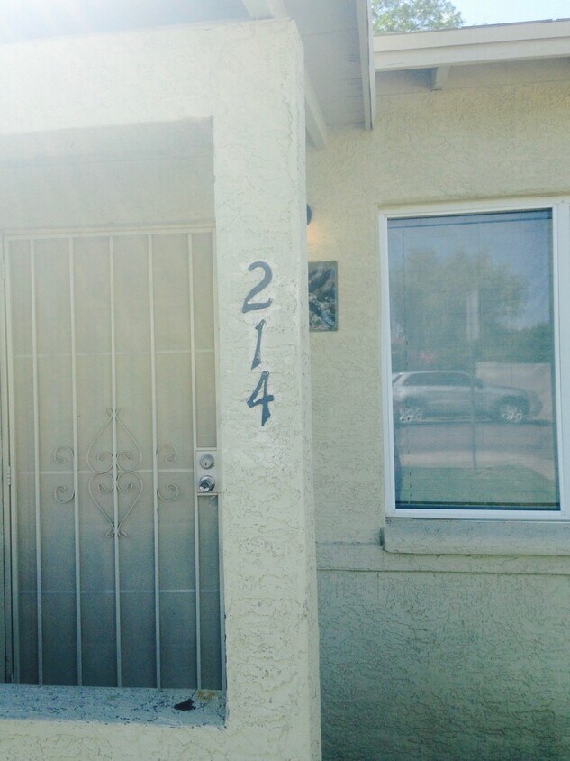 Front door - 214 S Udall
