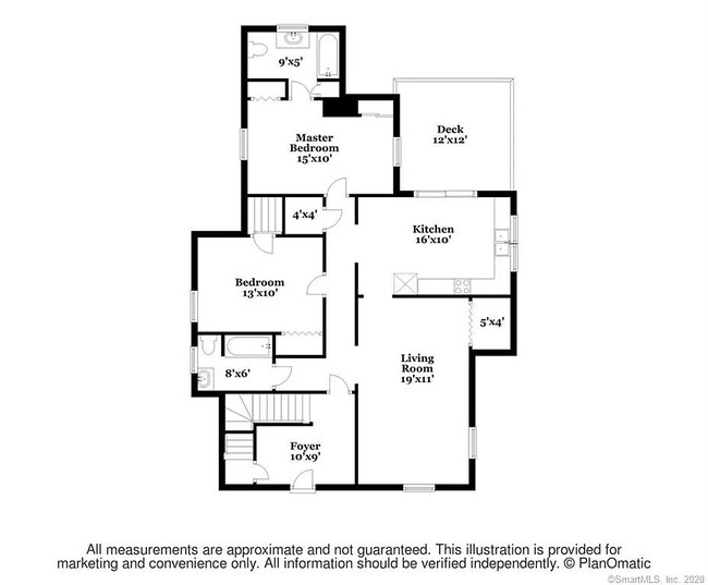 second floor floor plan - 83 Beaumont St