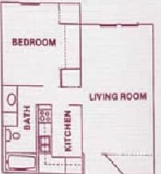 1HAB/1BA - La Colonia