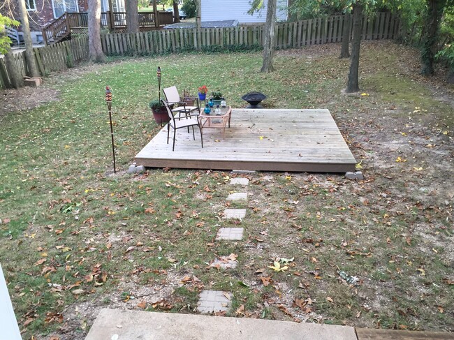 View of Backyard from Patio - 11430 Manchester Road