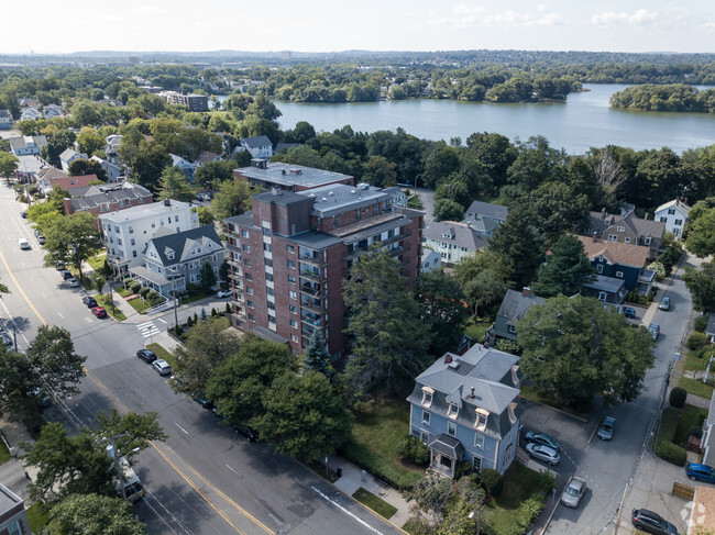 Aerial Photo - Cedar Crest Apartments