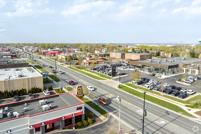 La Grange Road in Countryside offers dining and shopping options.