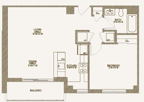 1BR/1BA - Le ROI Residences