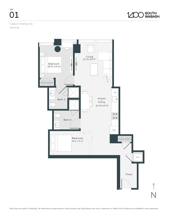 Interior Photo - 1400 Wabash